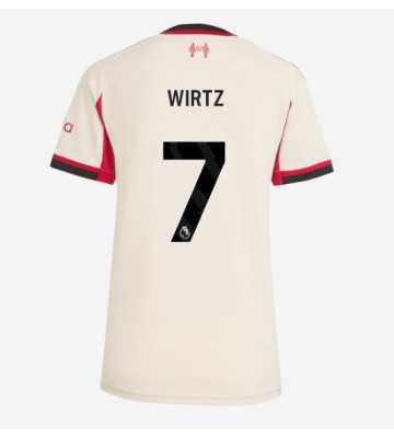 Liverpool Florian Wirtz #7 Bortatröja Dam 2025-26 Kortärmad
